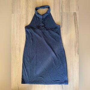 Splendid Medium Navy Halter Dress